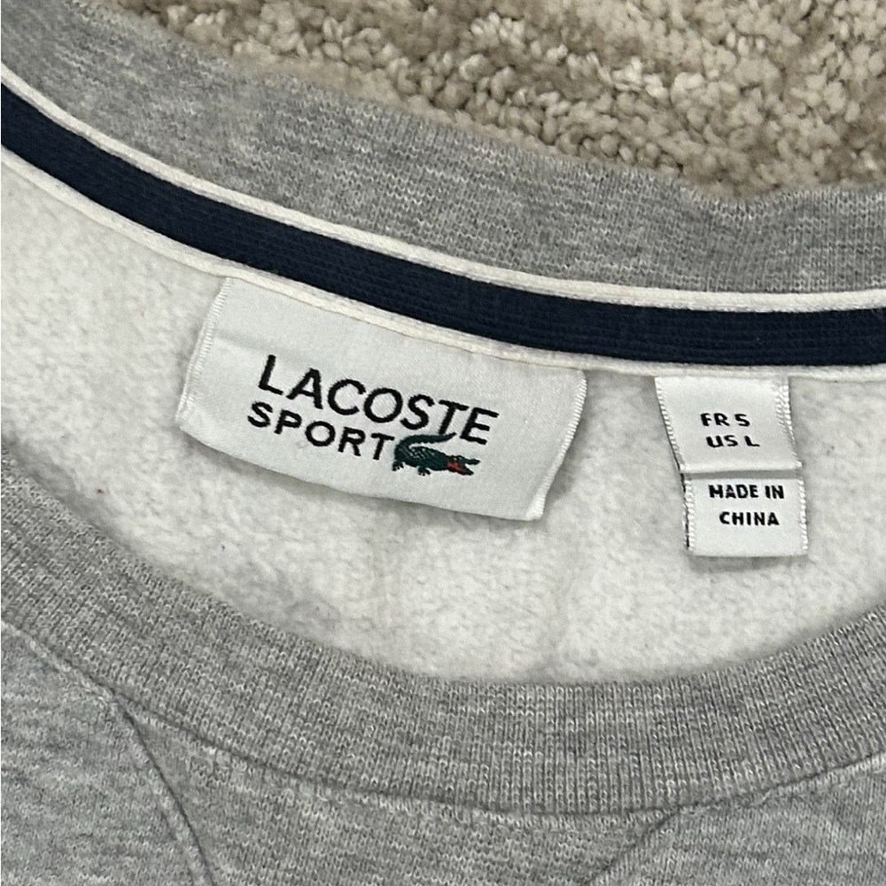 Lacoste unisex crew neck sweatshirt